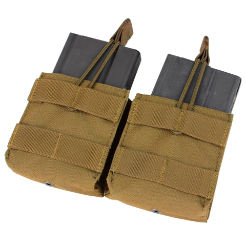 Condor MOLLE Double Open-Top M14 Mag Pouch, Coyote - Airsoft Nation
