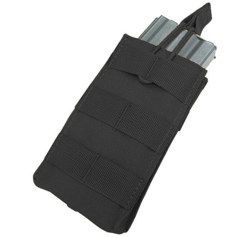 Condor MOLLE Single Open Top M4/M16 Mag Pouch, Black - Airsoft Nation