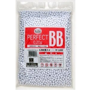 KWA/KSC Perfect 0.20g 6mm BBs, 4000 Rounds, White - Airsoft Nation
