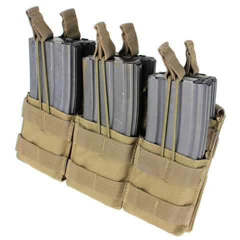 MA44 Triple Stacker M4 Mag Pouch, Coyote - Airsoft Nation