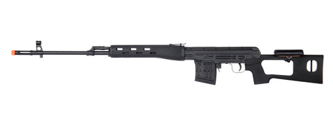 A&K SVD Dragunov Spring Airsoft Sniper Rifle, Black