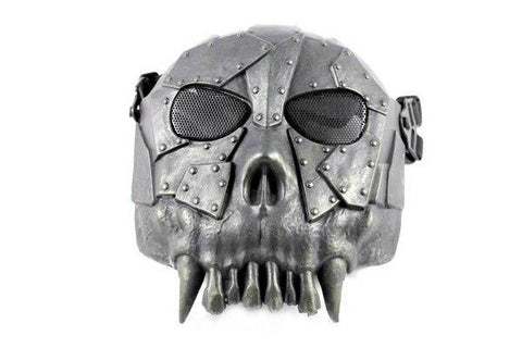 Airsoft Black Avengers Desert Corp Skull Mask Polymer