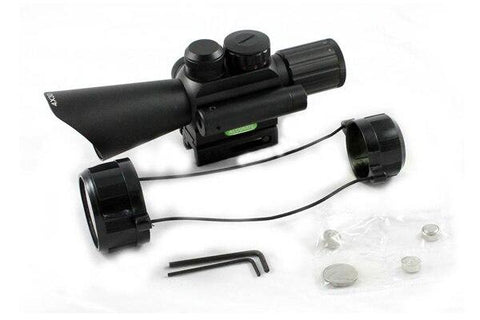 Airsoft JG Tactical M7 4X30 Scope With Built In Laser