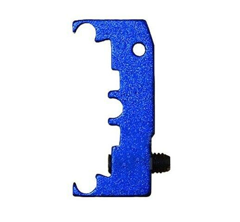 Airsoft Masterpiece Hi-Capa Aluminum Puzzle Trigger Base, Blue
