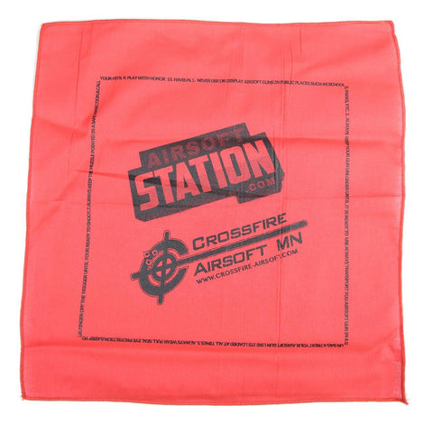 Airsoft Station & Crossfire Airsoft Dead Rag, Red/Black