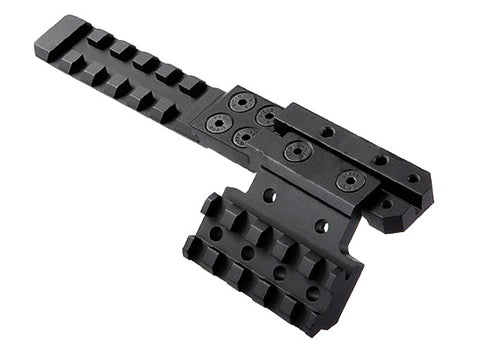 AK Rear Sight Metal Rail Mount