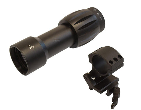 AMP Tactical 3x Magnifier w/ Flip to Side Mount
