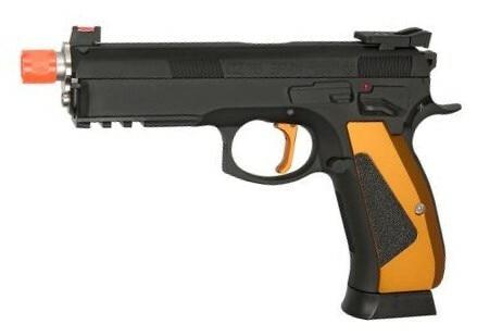 ASG CZ SP-01 ACCU Special Edition Gas Blowback Airsoft Pistol, Black