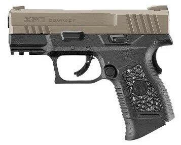 ASG XPD Compact Gas Blowback Airsoft Pistol, Black / Tan
