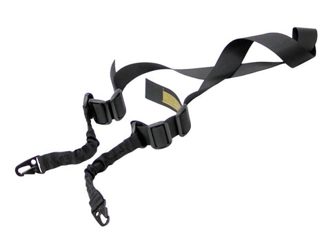 Black Knight Black Double Point Tactical Bungee Sling