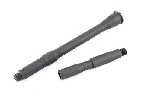 Black Knight M4 CNC Aluminum GBB Outer 2 Piece Barrel System 9in. and 14in. for M4 GBB Black