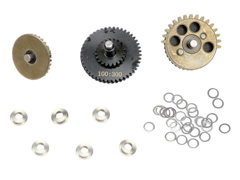 Black Knight Reinforced 4mm Shaft High Torque Gear Set 100:300