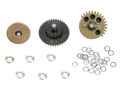 Black Knight Reinforced 4mm Shaft Standard Torque Gear Set 18:1
