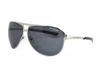Bobster Tactical Eyewear Snitch Aviator Sunglass Matte Silver Frame Smoked