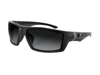 Bobster Tactical Eyewear Whiskey Ballistics Sunglasses Shiny Black Frame Smoked