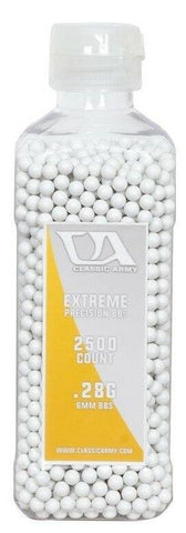 Classic Army 0.28g Extreme Precision Premium Airsoft BBs, 2500ct  Bottle