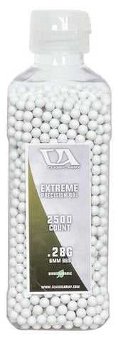 Classic Army 0.28g Extreme Precision Premium Biodegradable Airsoft BBs, 2500ct Bottle
