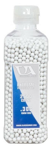 Classic Army 0.30g Extreme Precision Premium Airsoft BBs, 2500ct Bottle