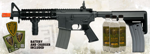 Elite Force M4 CQB Black Airsoft Rifle Kit