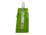 ICS Refillable 16oz Soft Water Bottle with Carabiner