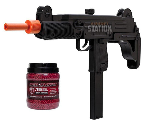 IWI Uzi & Ammo Combo Kit with 10,000 0.15g Red Jacket BBs