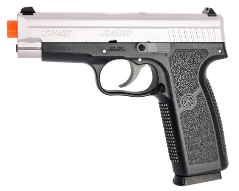 Kahr Arms TP45 Spring Airsoft Pistol, Silver/Black