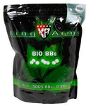 King Arms 6mm Biodegradable Airsoft BBs, 0.20g, 5000 rds, White