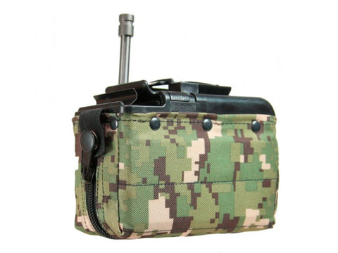 Knight's Armament Airsoft Stoner LMG 1200rd Electric Box Magazine - Woodland Digital
