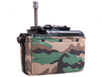Knight's Armament Airsoft Stoner LMG 1200rd Electric Box Magazine - Woodland Camo