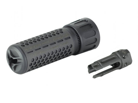 Knights Armament Full Metal CQB Barrel Extension & KAC Flash Hider by Madbull, 4.78"