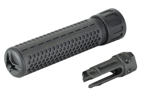 Knights Armament Full Metal QDC Barrel Extension & KAC Flash Hider by Madbull, 6.69"