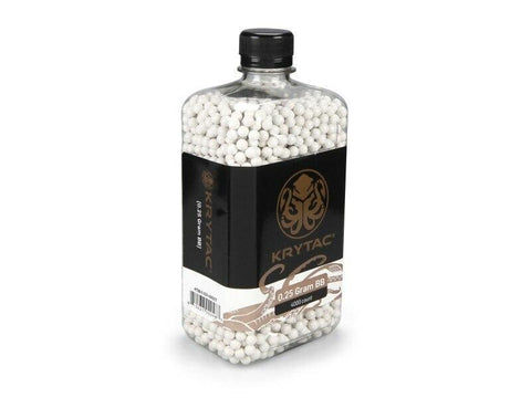 Krytac 0.25g 6mm Premium Airsoft BBs, 4,000 ct