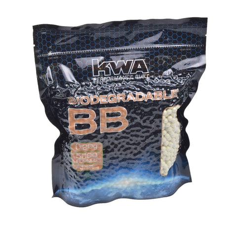 KWA 0.20g Biodegradable BBs, 5000 Ct. Bag