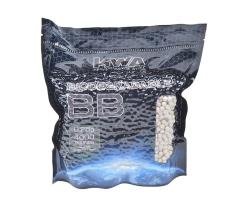 KWA 0.28g Biodegradable BBs, 4000 Ct. Bag