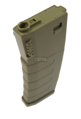 KWA K120 Polymer Midcap Magazine for M4 / M16 Series Airsoft AEG Rifles, FDE