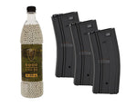 M4 High Cap Mags & 0.25g BBs Combo Package