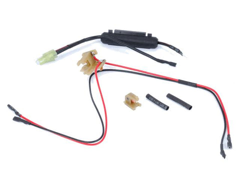 Wiring for Front Wired TM Compatible M4 AEG (mini Tamiya plug)