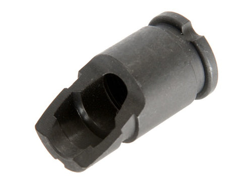 CYMA Metal AK-47 Style Black Flash HIder, 14mm CCW Threaded
