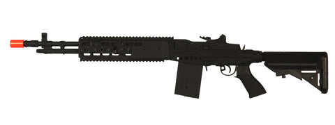 CYMA M14 EBR RIS Crane Stock Full Metal Black Airsoft Rifle