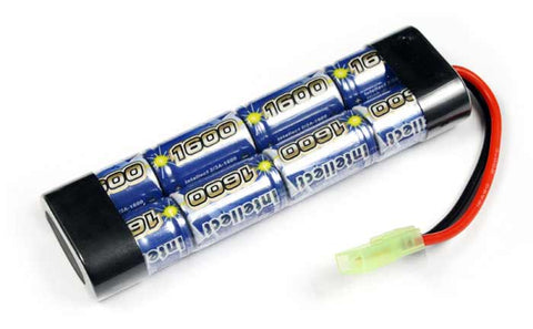 Intellect 9.6v 1600mAh High Quality NiMH Mini Battery