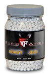 King Arms 6mm airsoft BBs, 0.30g, 2000 rds, white