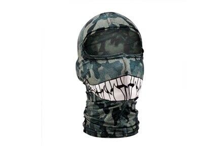 Zan Headgear Tactical Balaclava Nylon Camo Teeth Airsoft