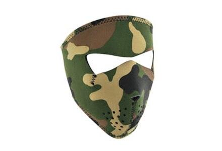 Zan Headgear Tactical Full Mask Neoprene Small Woodland Camo Airsoft