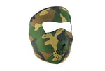 Zan Headgear Tactical Full Mask Neoprene Woodland Camo Airsoft