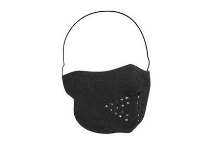 Zan Headgear Tactical Half Mask w/ Mesh Lining Microfleece Black Airsoft