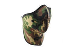 Zan Headgear Tactical Neo-X Face Mask Removable Filter & Neck Shield Woodland Camo Airsoft