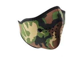 Zan Headgear Tactical Neo-X Face Mask Removable Filter Woodland Camo Airsoft