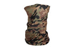 Zan Headgear Tactical Polyester Motley Tube Woodland Camo to High-Vis Airsoft