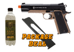 Elite Force 1911 TAC Blowback CO2 Airsoft Pistol Combo w/ Extended Mag & 2700 BBs - Airsoft Nation