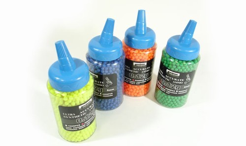 2000 .12g Count Seamless Airsoft BBs in Speed Bottle
